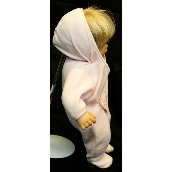 American Girl Pleasent Co Bitty Baby Twin Doll Light Blonde Blue Eyed 16" Pink - Picture 5 of 11